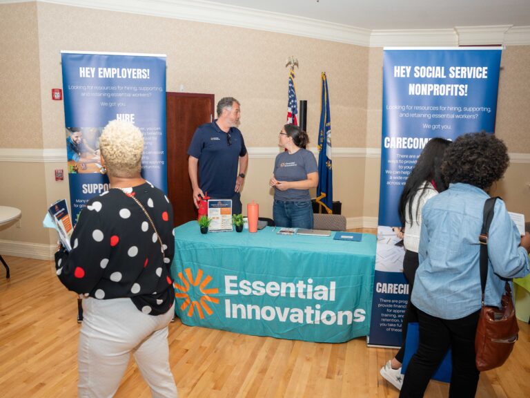 Representatives from Essential Innovations at the 2025 Coalition Forward Job Fair