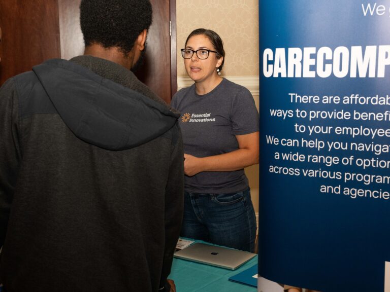 Representatives from Essential Innovations at the 2025 Coalition Forward Job Fair